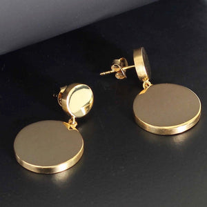 Double Disc Earrings