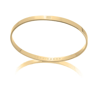 gold plain bangle