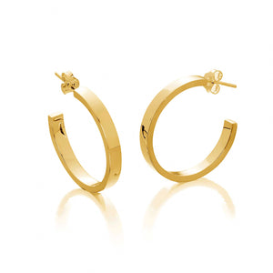 medium gold hoops