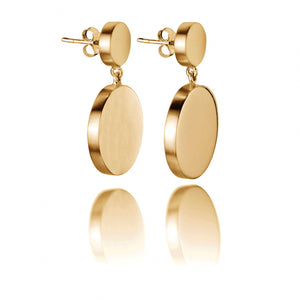 Double Disc Earrings