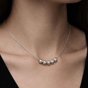 50cm Small ball necklace BASENOTES シルバー Small Ball Necklace | Recycled Silver | SOPHIE ANNA – Sophie Anna